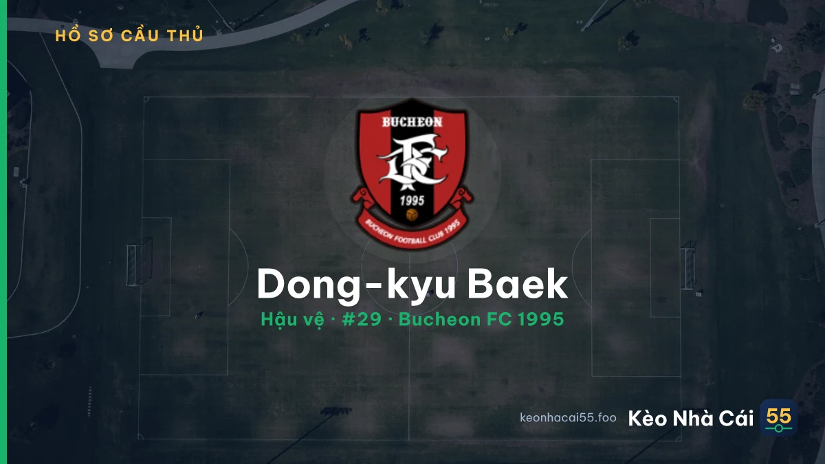 Dong-kyu Baek — Bucheon FC 1995