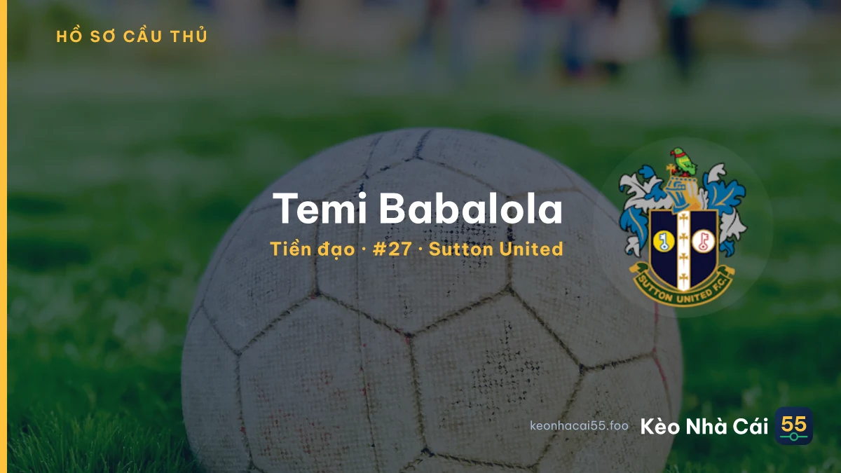 Temi Babalola — Sutton United