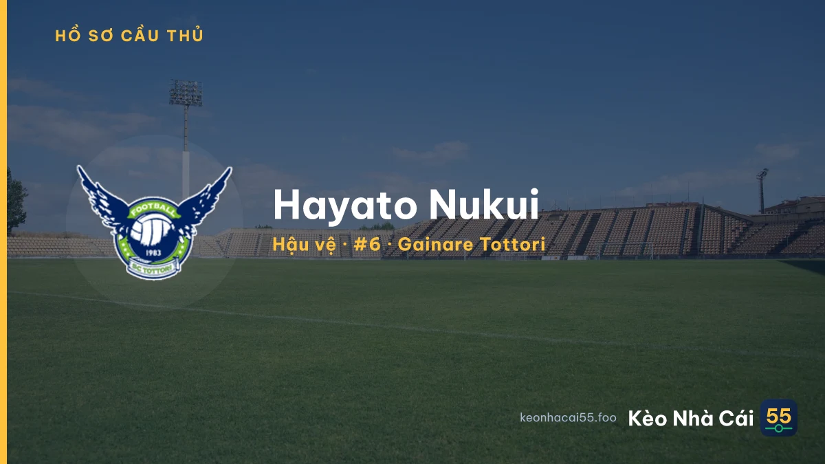 Hayato Nukui — Gainare Tottori
