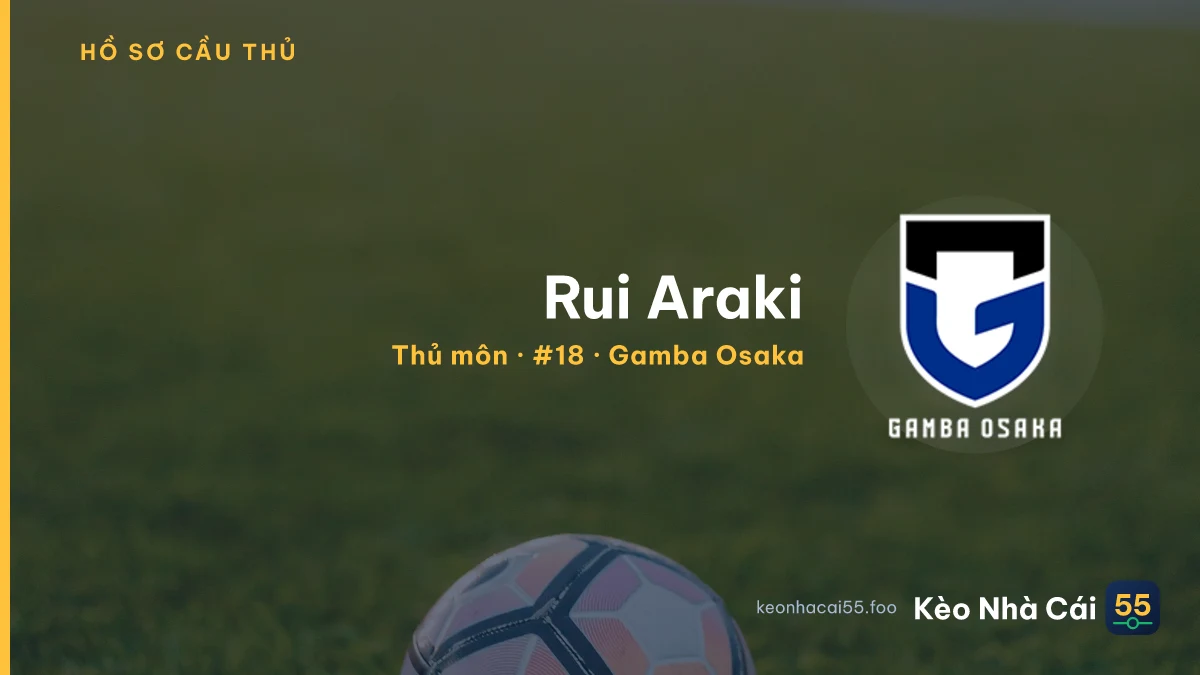 Rui Araki — Gamba Osaka