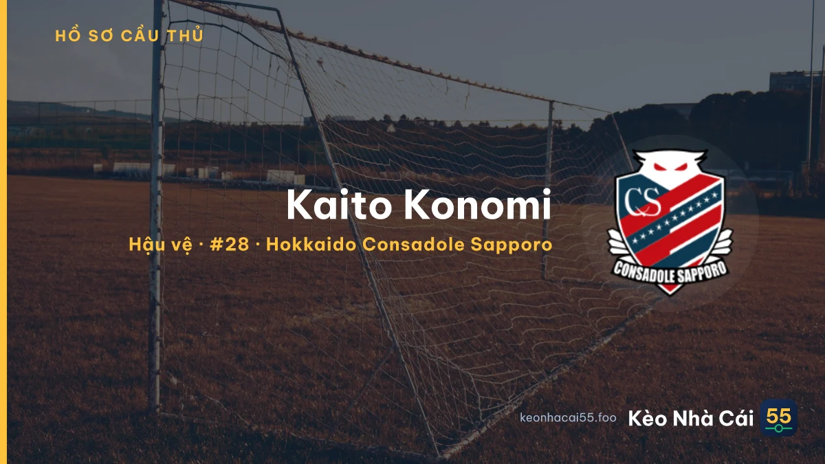 Kaito Konomi — Hokkaido Consadole Sapporo