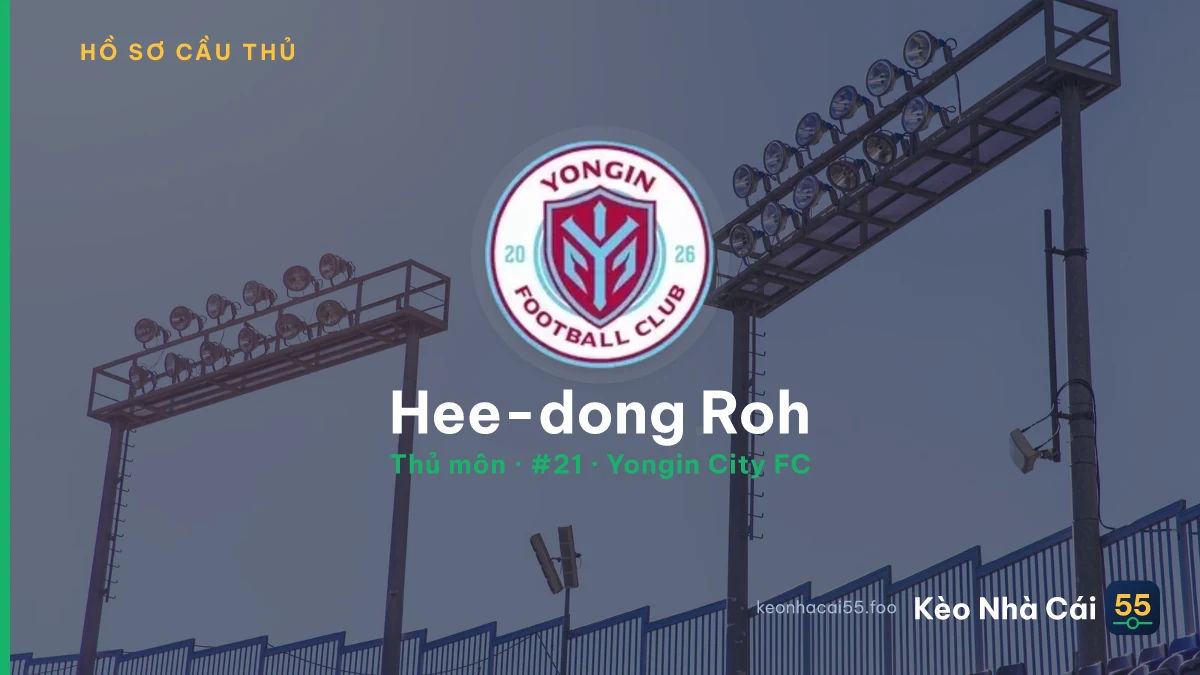 Hee-dong Roh — Yongin City FC
