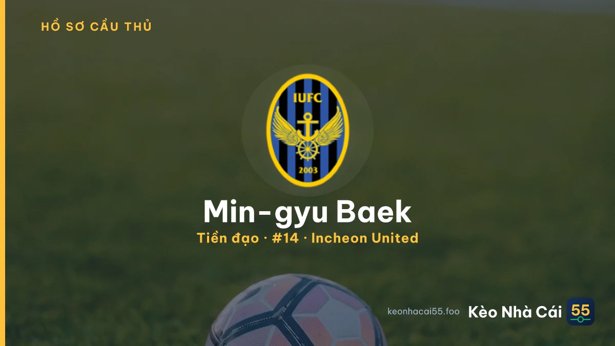 Min-gyu Baek — Incheon United