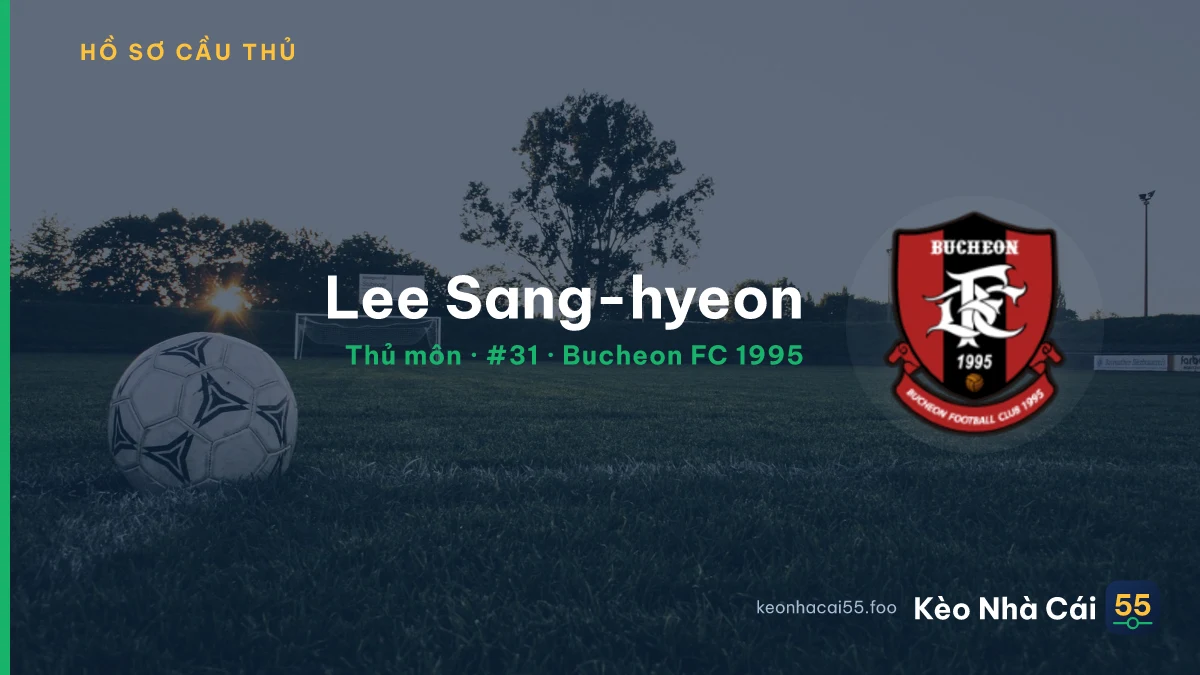 Lee Sang-hyeon — Bucheon FC 1995