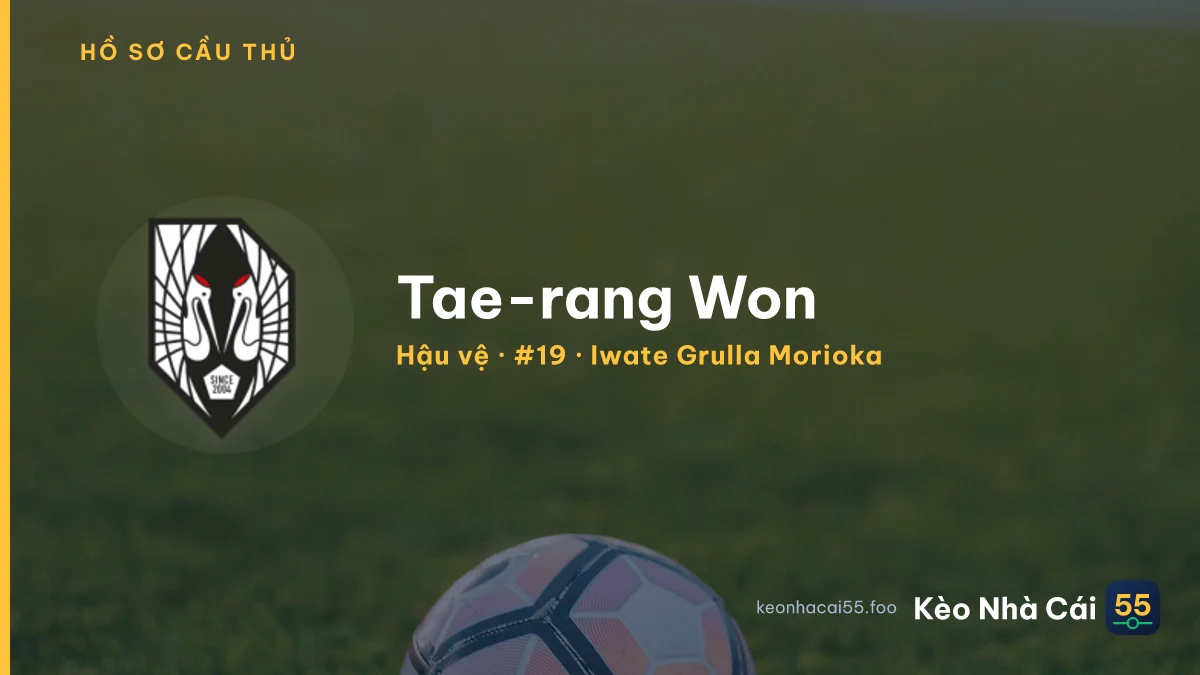 Tae-rang Won — Iwate Grulla Morioka