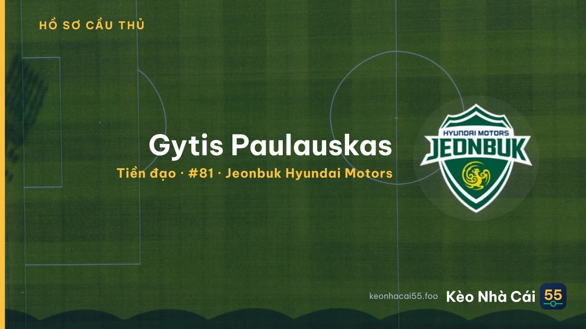 Gytis Paulauskas — Jeonbuk Hyundai Motors