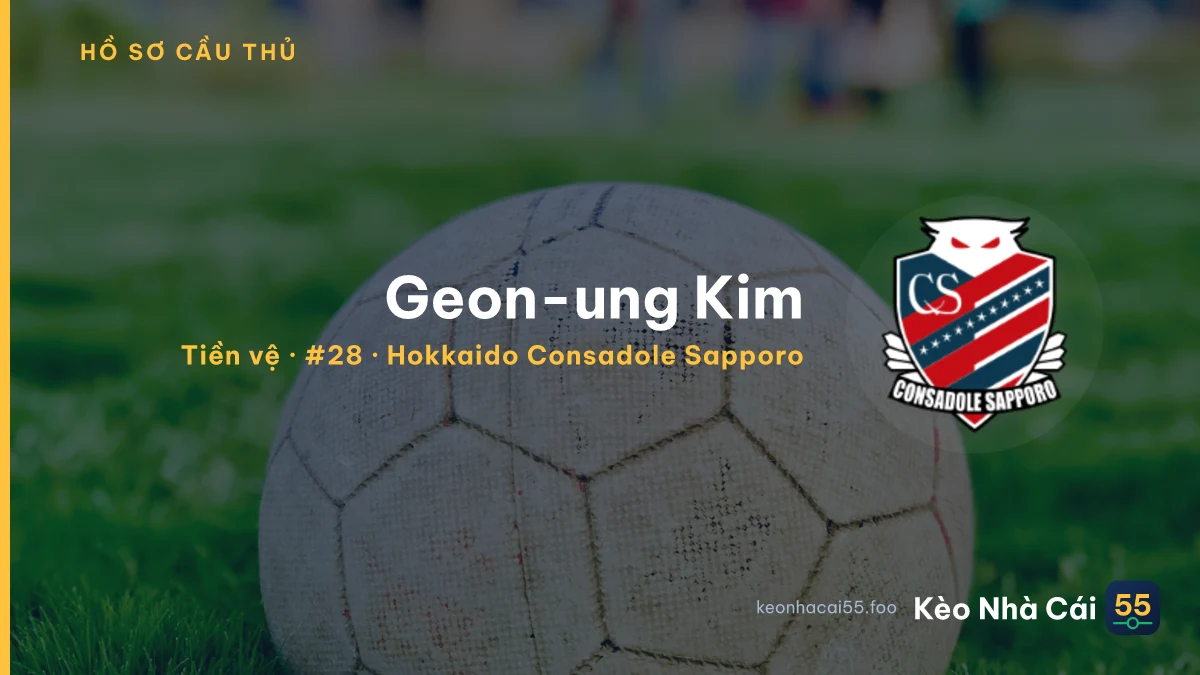 Geon-ung Kim — Hokkaido Consadole Sapporo