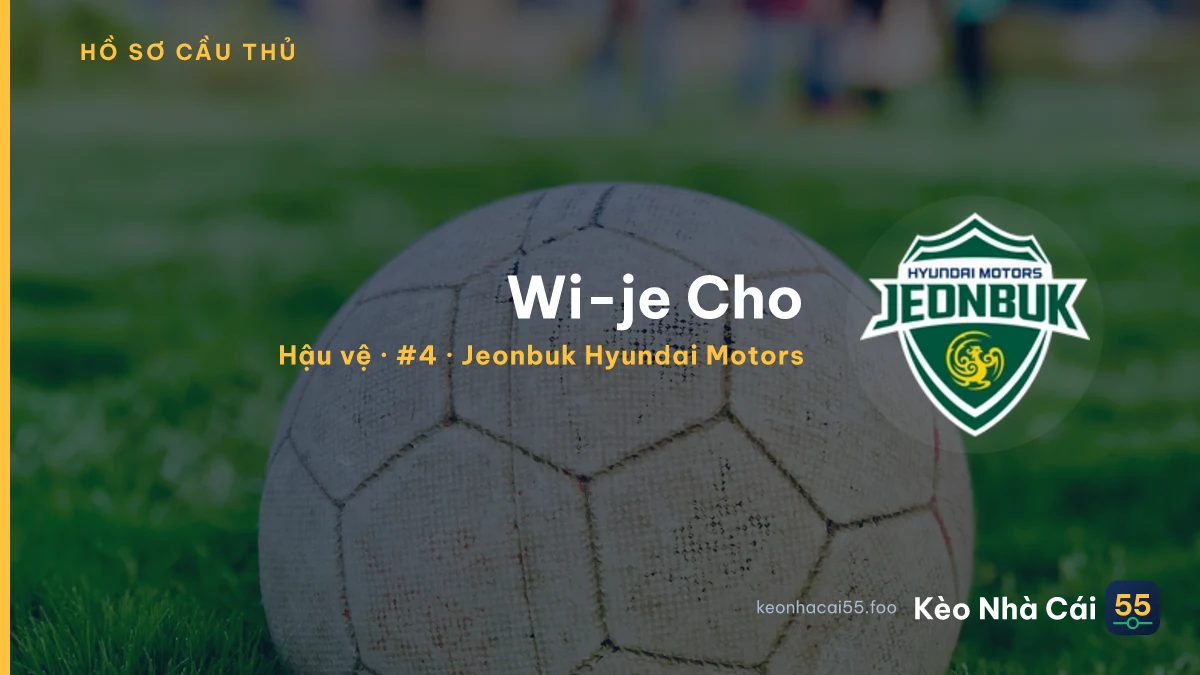 Wi-je Cho — Jeonbuk Hyundai Motors