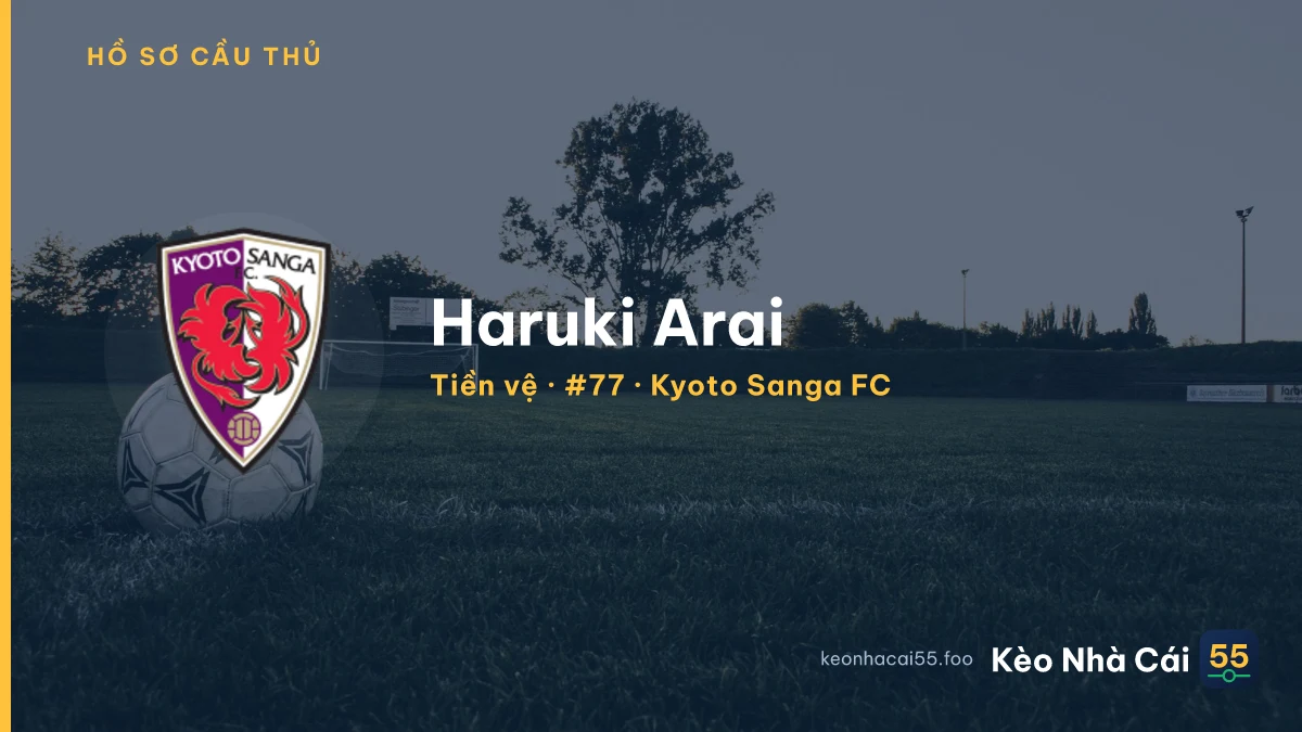 Haruki Arai — Kyoto Sanga FC