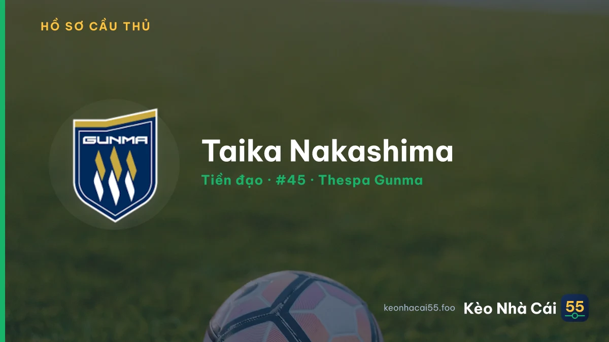 Taika Nakashima — Thespa Gunma