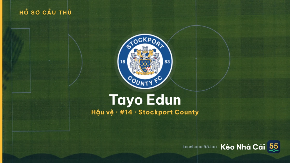 Tayo Edun — Stockport County