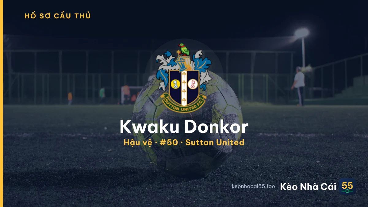 Kwaku Donkor — Sutton United