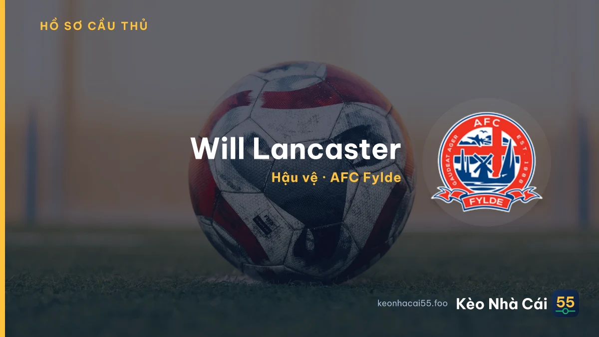 Will Lancaster — AFC Fylde