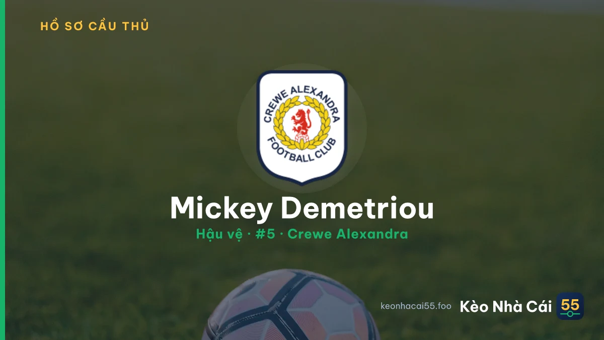 Mickey Demetriou — Crewe Alexandra
