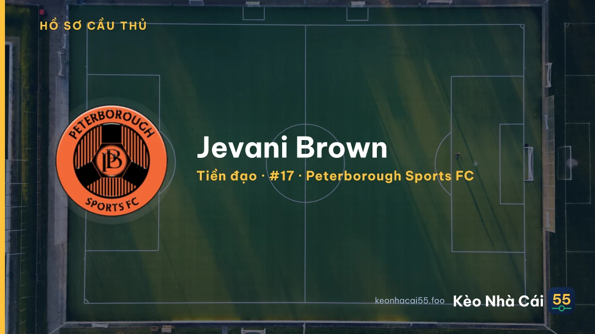 Jevani Brown — Peterborough Sports FC