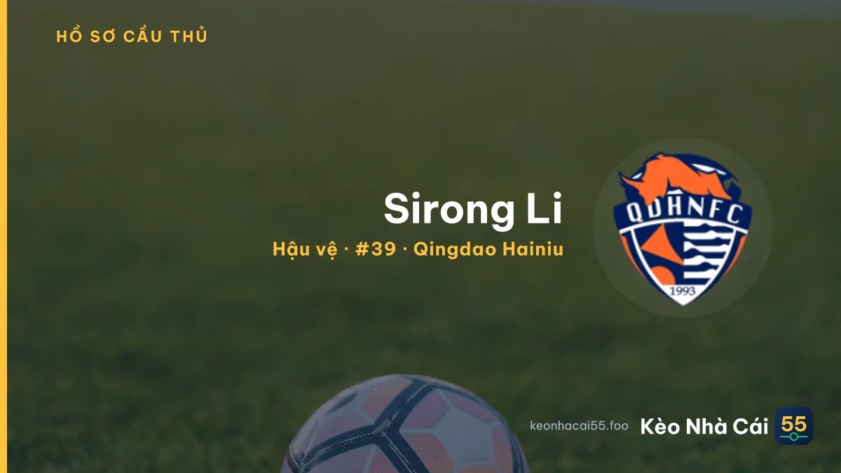Sirong Li — Qingdao Hainiu