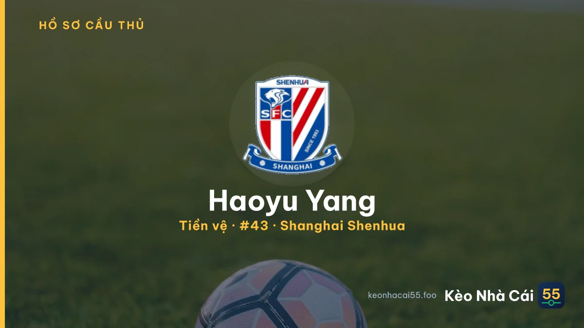 Haoyu Yang — Shanghai Shenhua