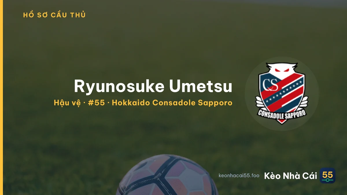 Ryunosuke Umetsu — Hokkaido Consadole Sapporo