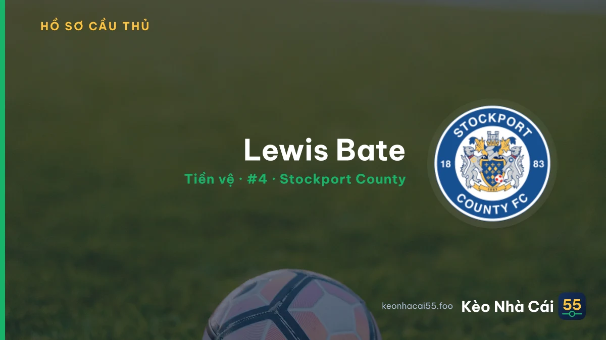 Lewis Bate — Stockport County