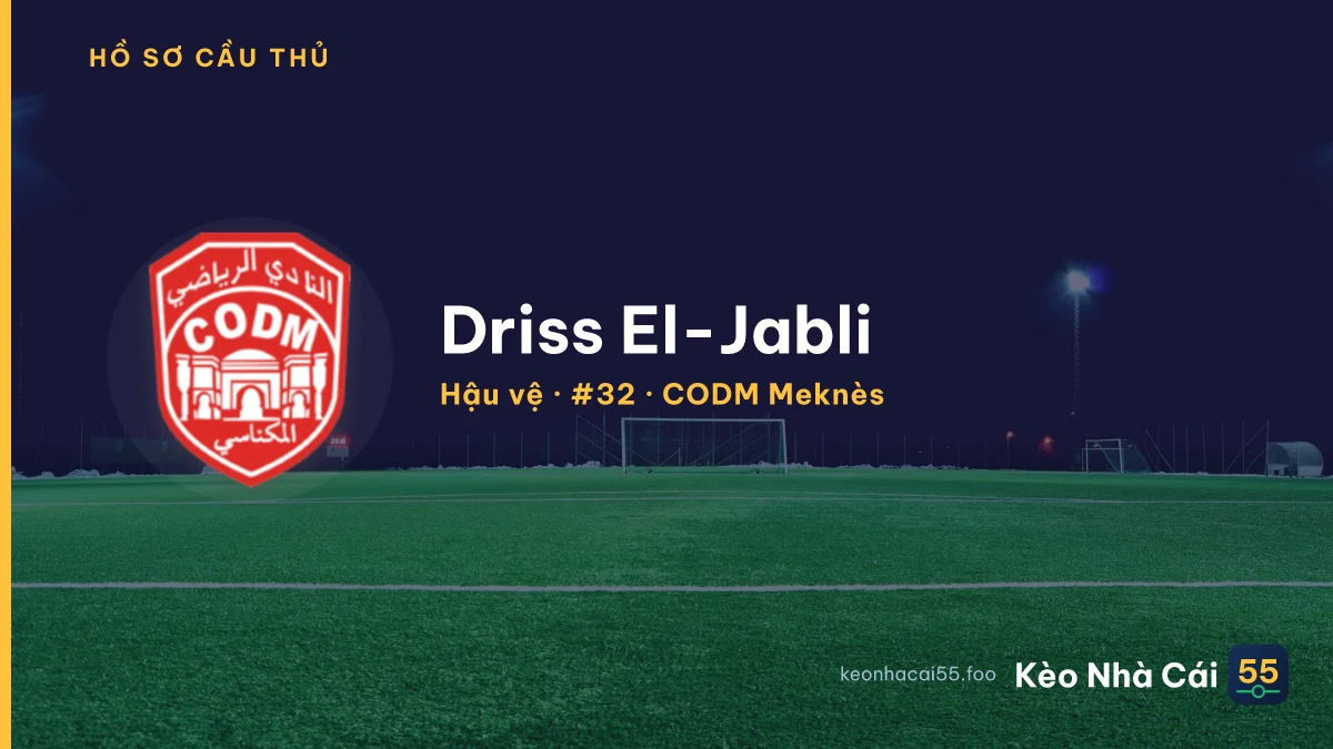 Driss El-Jabli — CODM Meknès