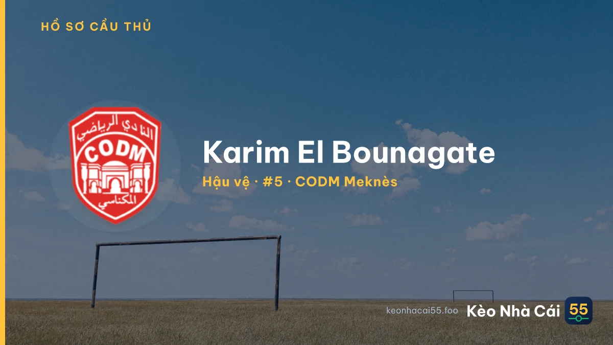Karim El Bounagate — CODM Meknès