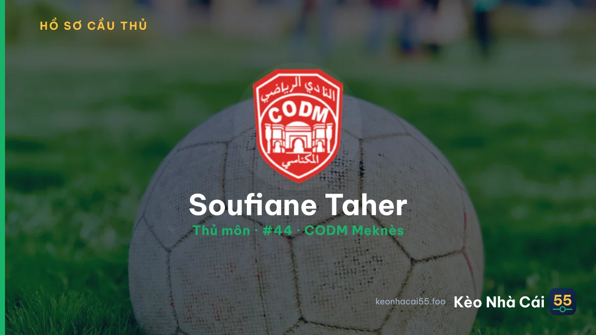 Soufiane Taher — CODM Meknès