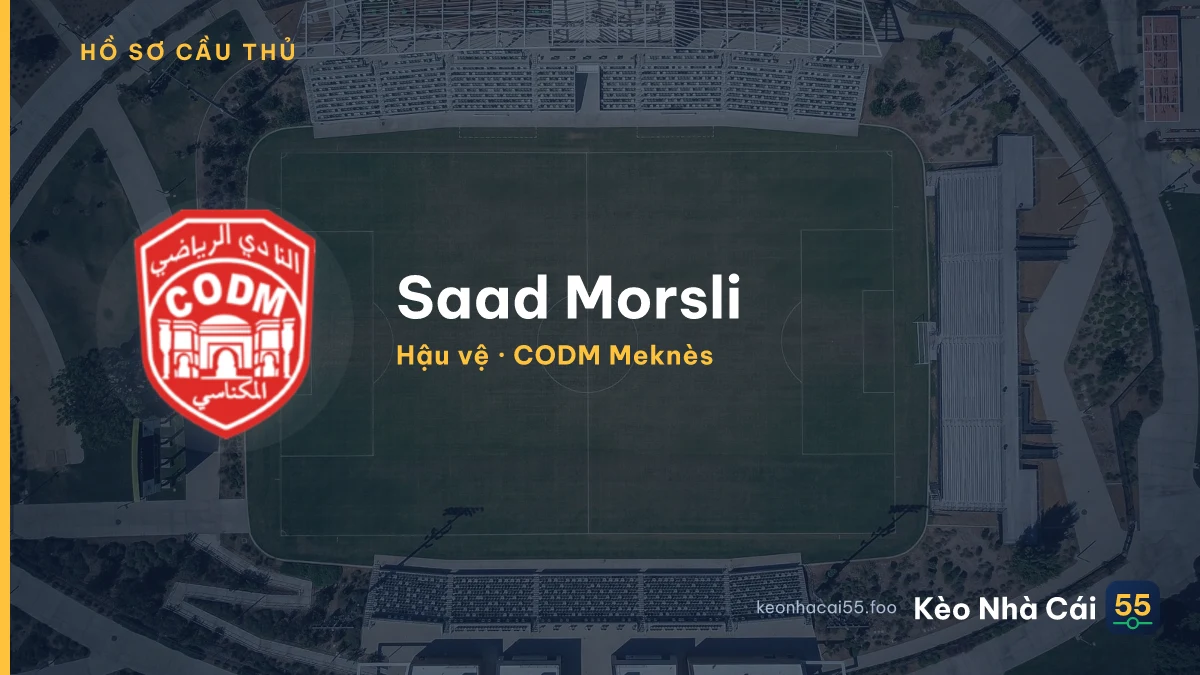 Saad Morsli — CODM Meknès