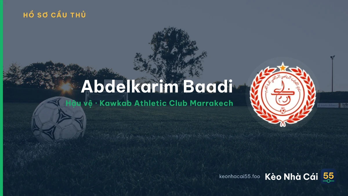 Abdelkarim Baadi — Kawkab Athletic Club Marrakech