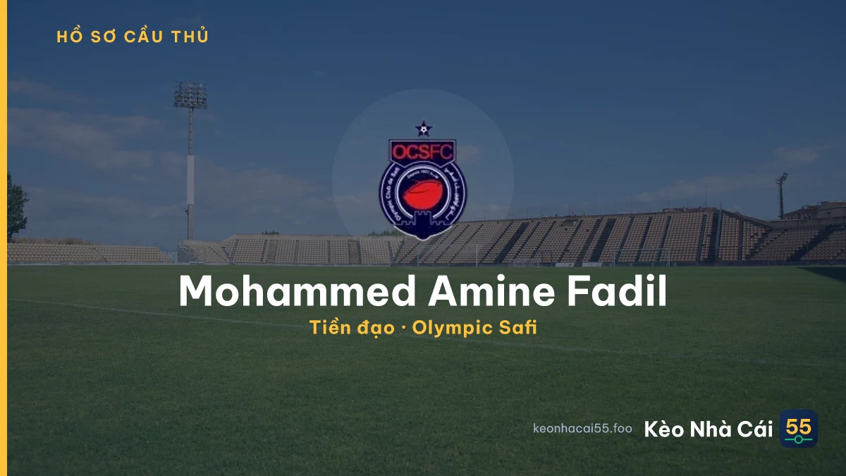 Mohammed Amine Fadil — Olympic Safi