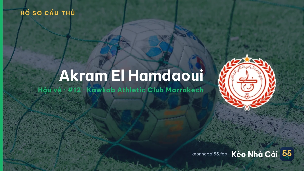 Akram  El Hamdaoui — Kawkab Athletic Club Marrakech