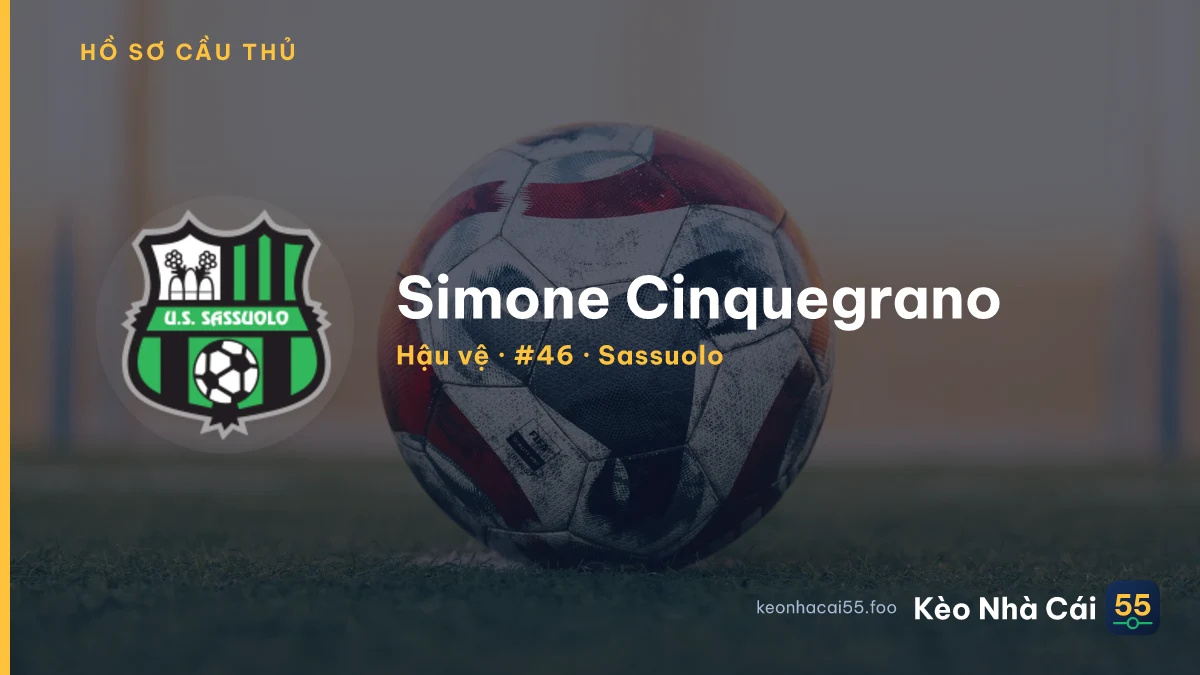 Simone Cinquegrano — Sassuolo
