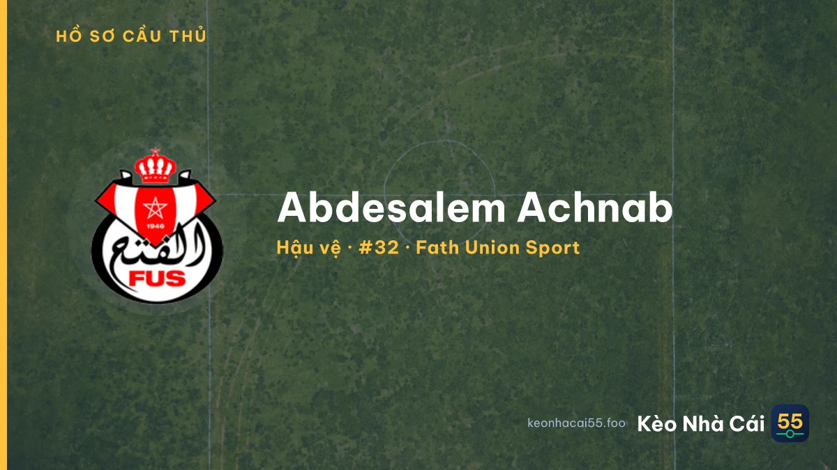 Abdesalem Achnab — Fath Union Sport