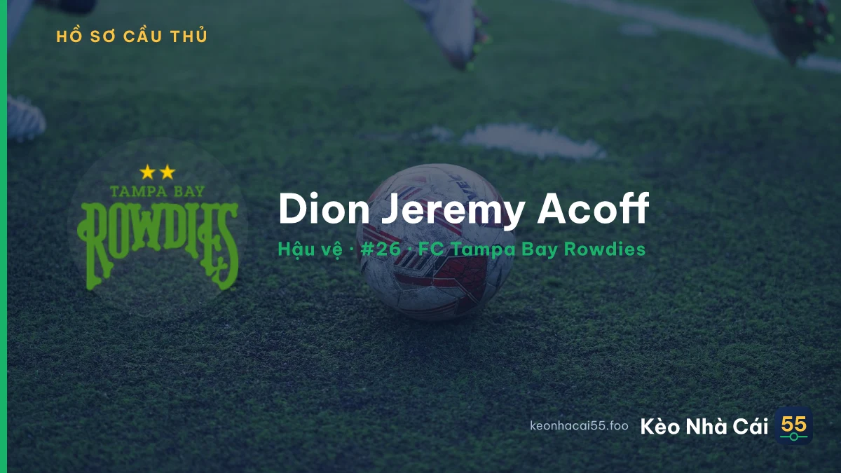 Dion Jeremy Acoff — FC Tampa Bay Rowdies