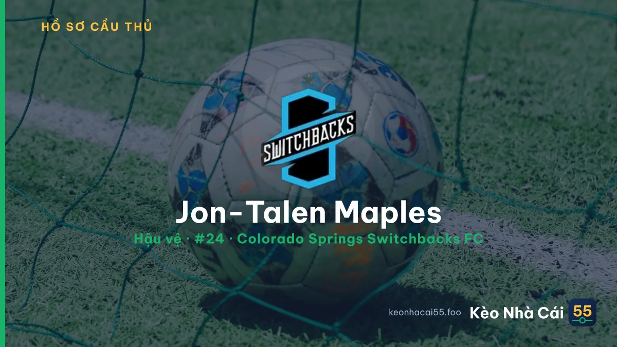 Jon-Talen Maples — Colorado Springs Switchbacks FC