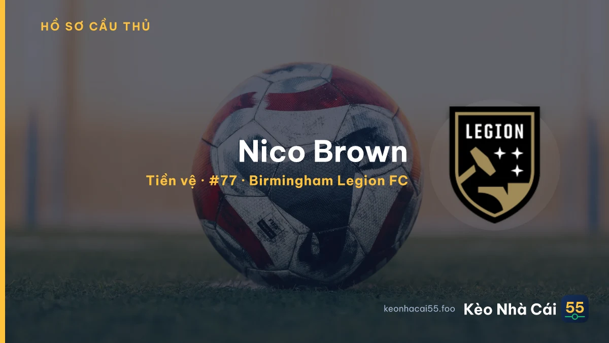 Nico Brown — Birmingham Legion FC