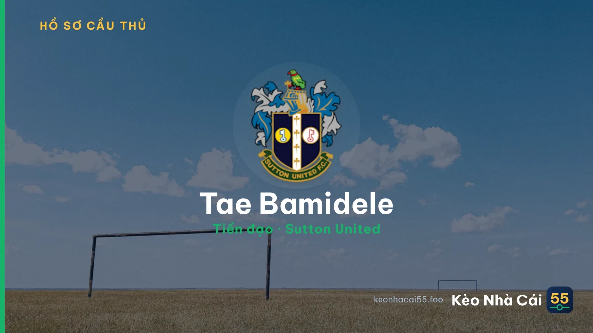 Tae Bamidele — Sutton United