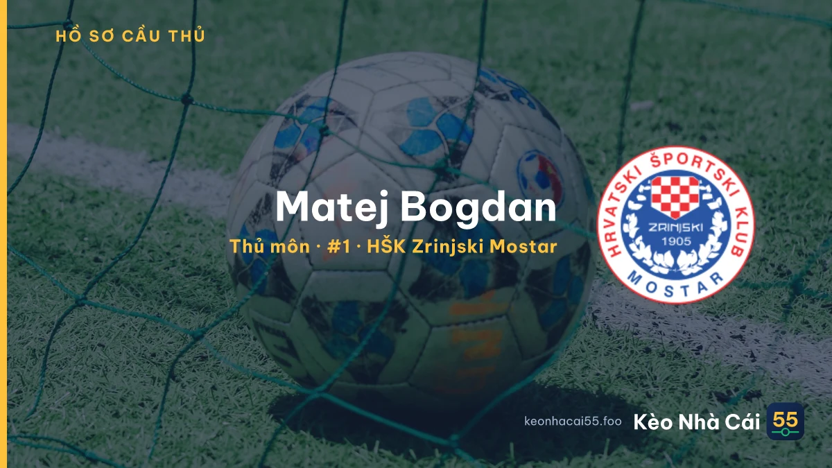 Matej Bogdan — HŠK Zrinjski Mostar