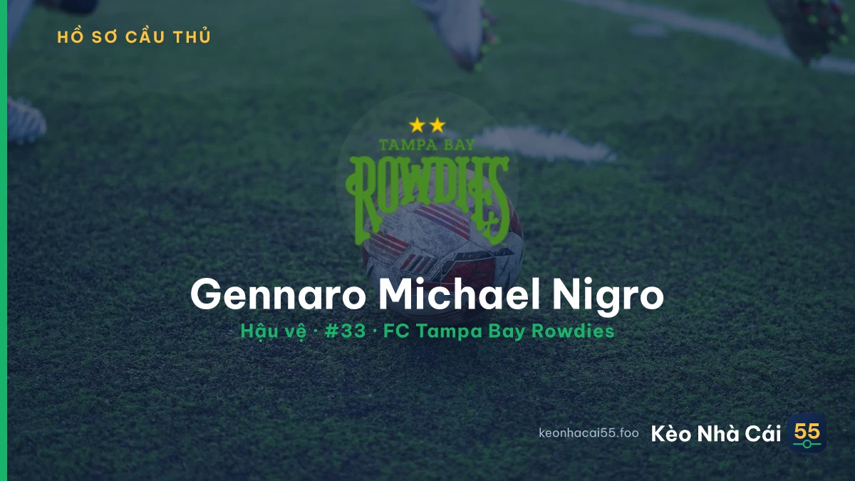 Gennaro Michael Nigro — FC Tampa Bay Rowdies