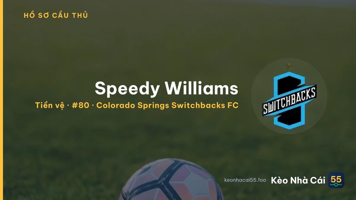 Speedy Williams — Colorado Springs Switchbacks FC