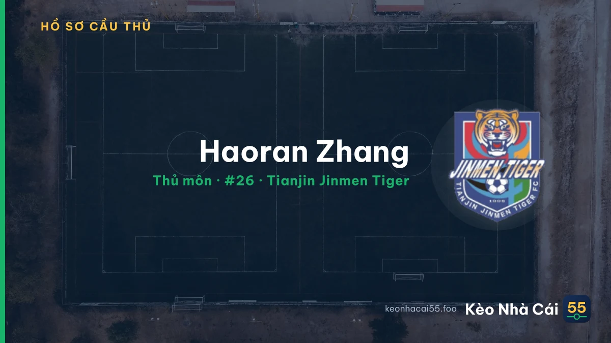 Haoran Zhang — Tianjin Jinmen Tiger
