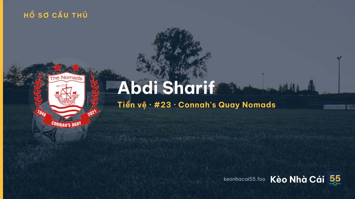 Abdi Sharif — Connah's Quay Nomads