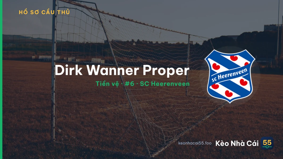 Dirk Wanner Proper — SC Heerenveen