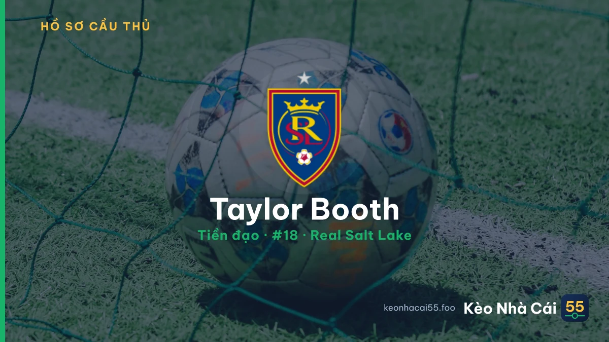Taylor Booth — Real Salt Lake