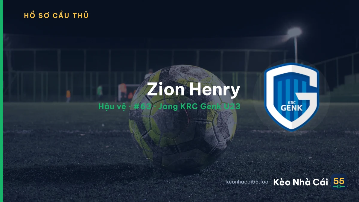 Zion Henry — Jong KRC Genk U23
