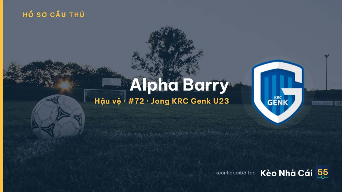 Alpha Barry — Jong KRC Genk U23