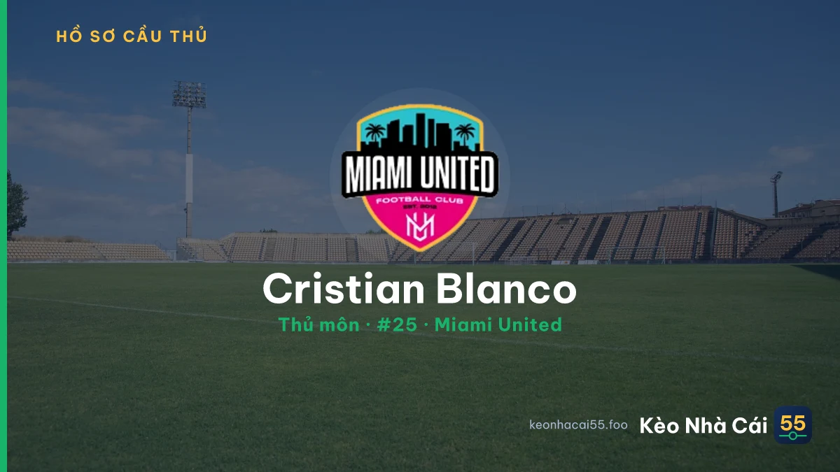 Cristian Blanco — Miami United