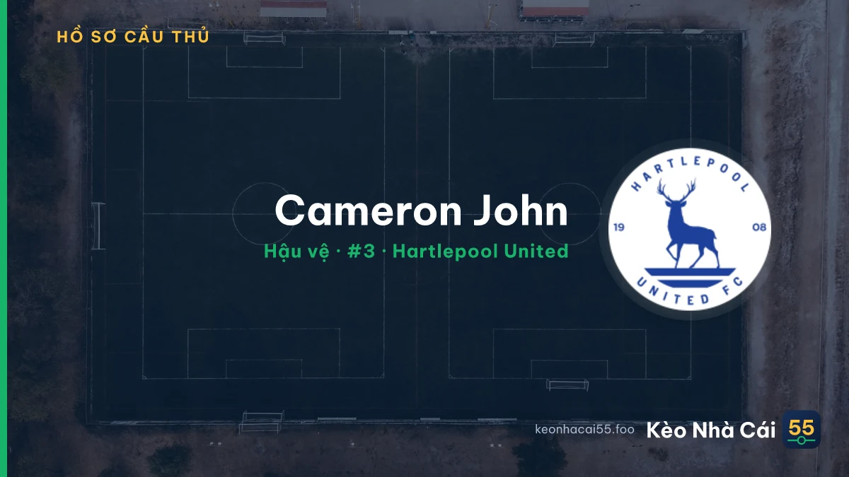 Cameron John — Hartlepool United