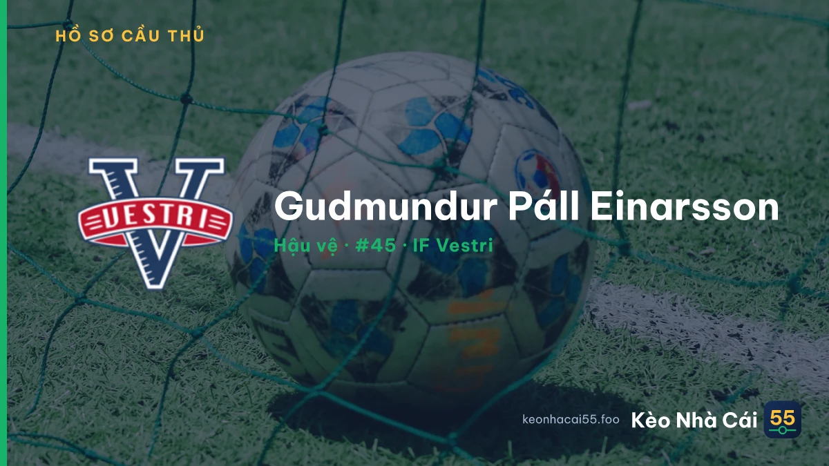 Gudmundur Páll Einarsson — IF Vestri