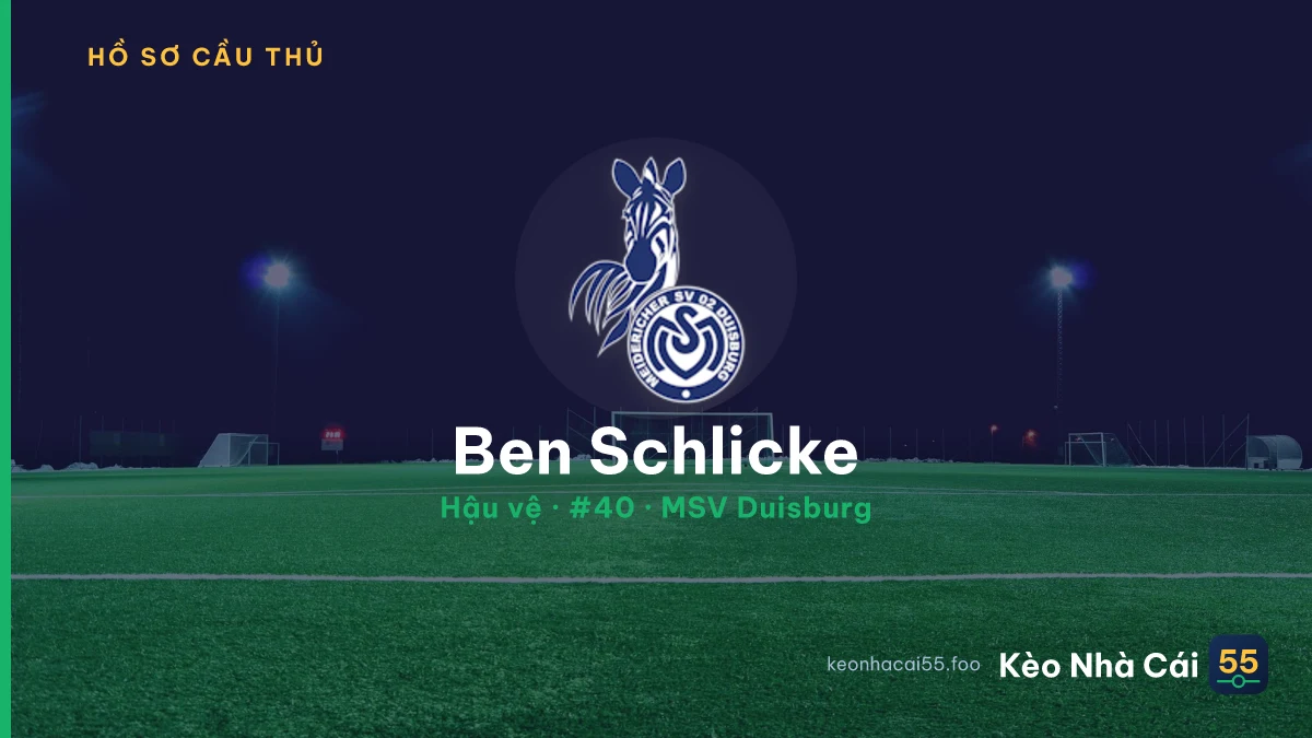 Ben Schlicke — MSV Duisburg