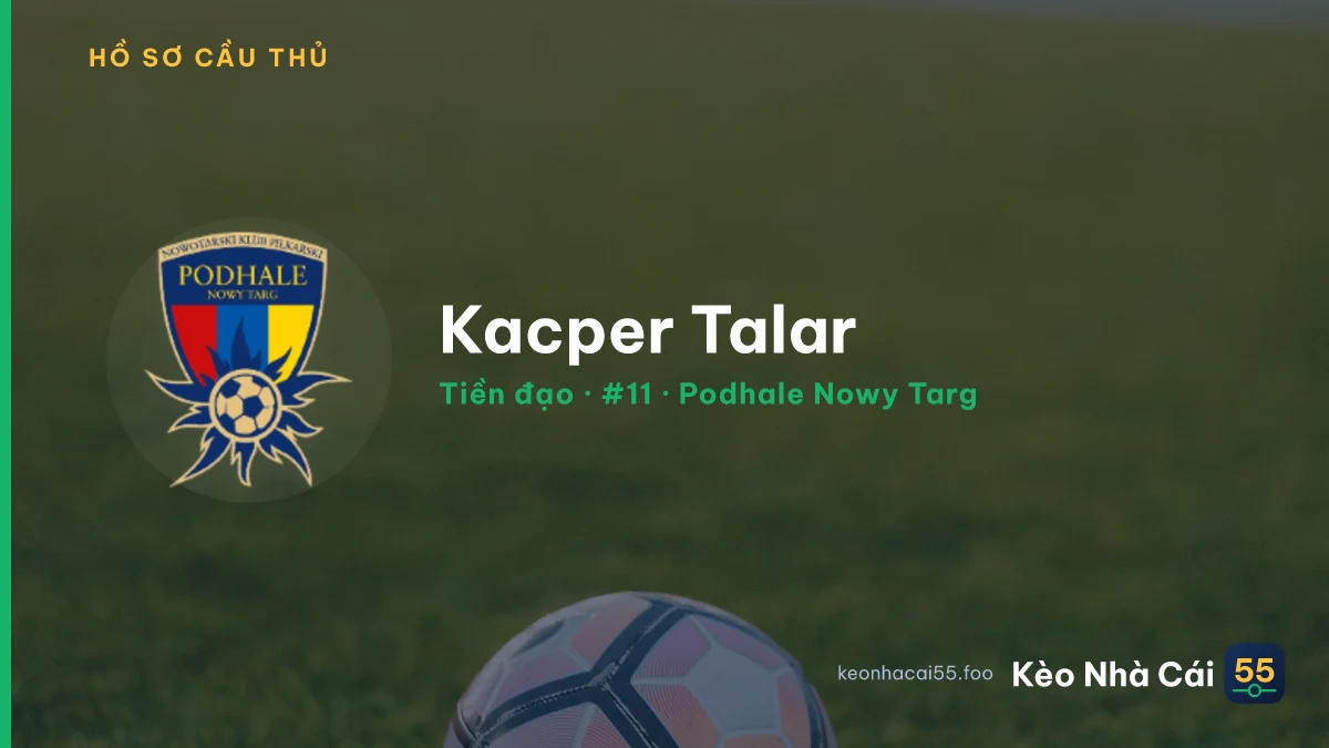 Kacper Talar — Podhale Nowy Targ
